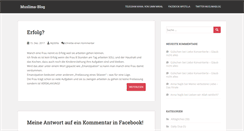 Desktop Screenshot of muslima-blog.de